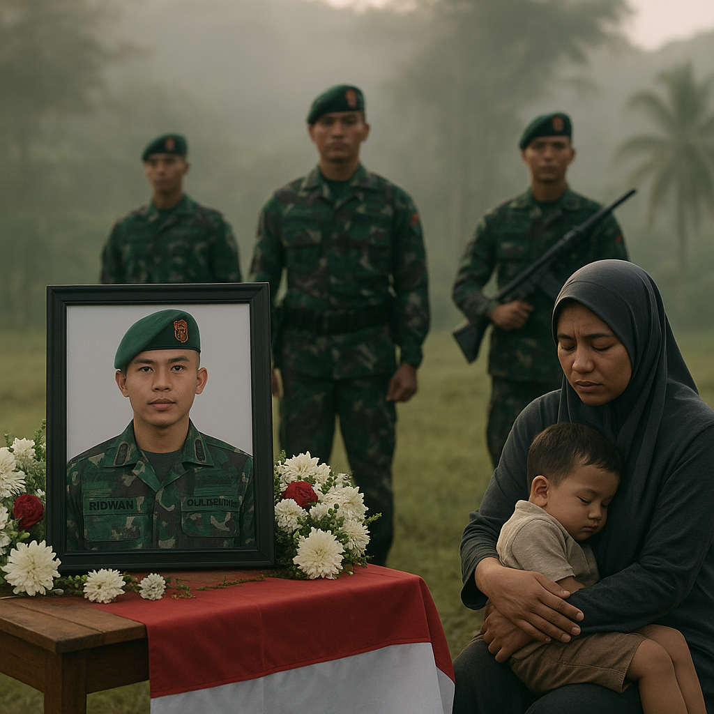 Duka Prajurit Yonif Raider 900/SBW Gugur Saat Bela Warga Sipil di Papua