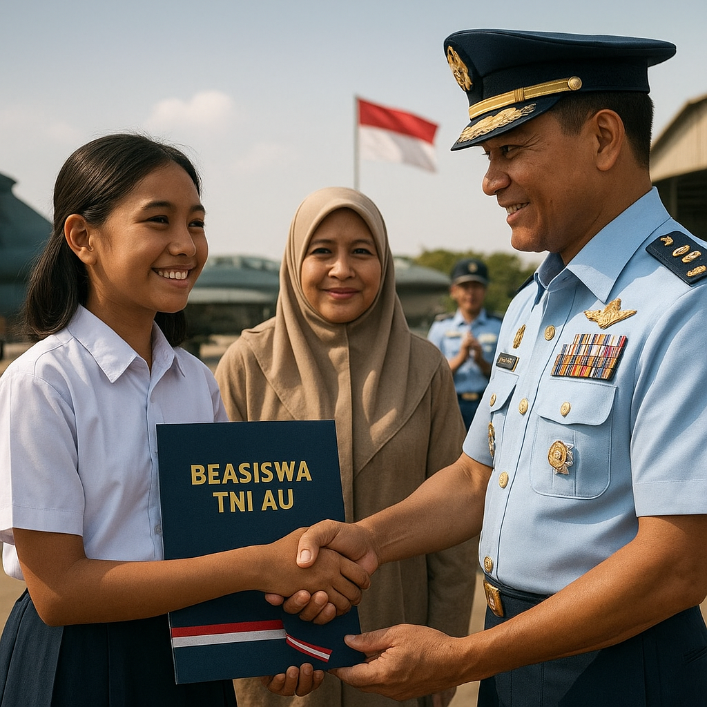Dukungan TNI AU: Program Beasiswa Khusus Anak Prajurit yang Berprestasi