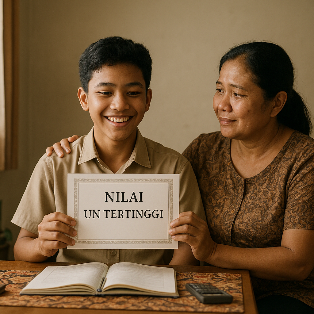 Anak Prajurit TNI Raih Nilai UN Tertinggi, Dedikasi Ayah di Medan Tugas Jadi Motivasi