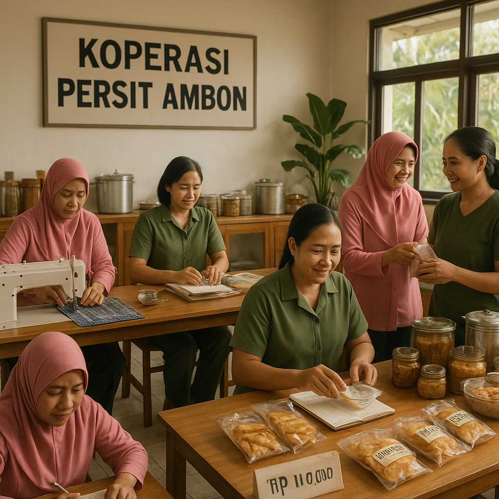 Koperasi Istri Prajurit di Ambon Bantu Tingkatkan Ekonomi Keluarga