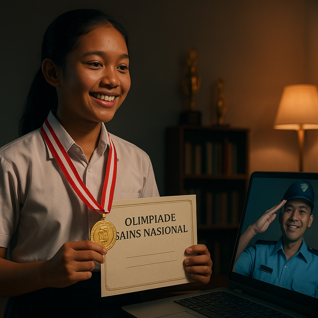 Anak Prajurit TNI AU Juara Olimpiade Sains, Bukti Ketangguhan Keluarga Militer