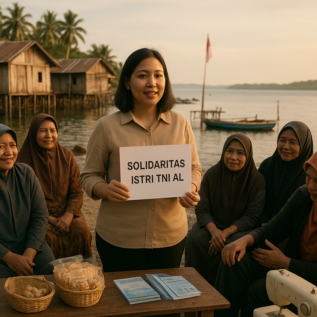 Istri Prajurit TNI AL Dirikan Komunitas Dukung Keluarga TNI di Daerah Terpencil
