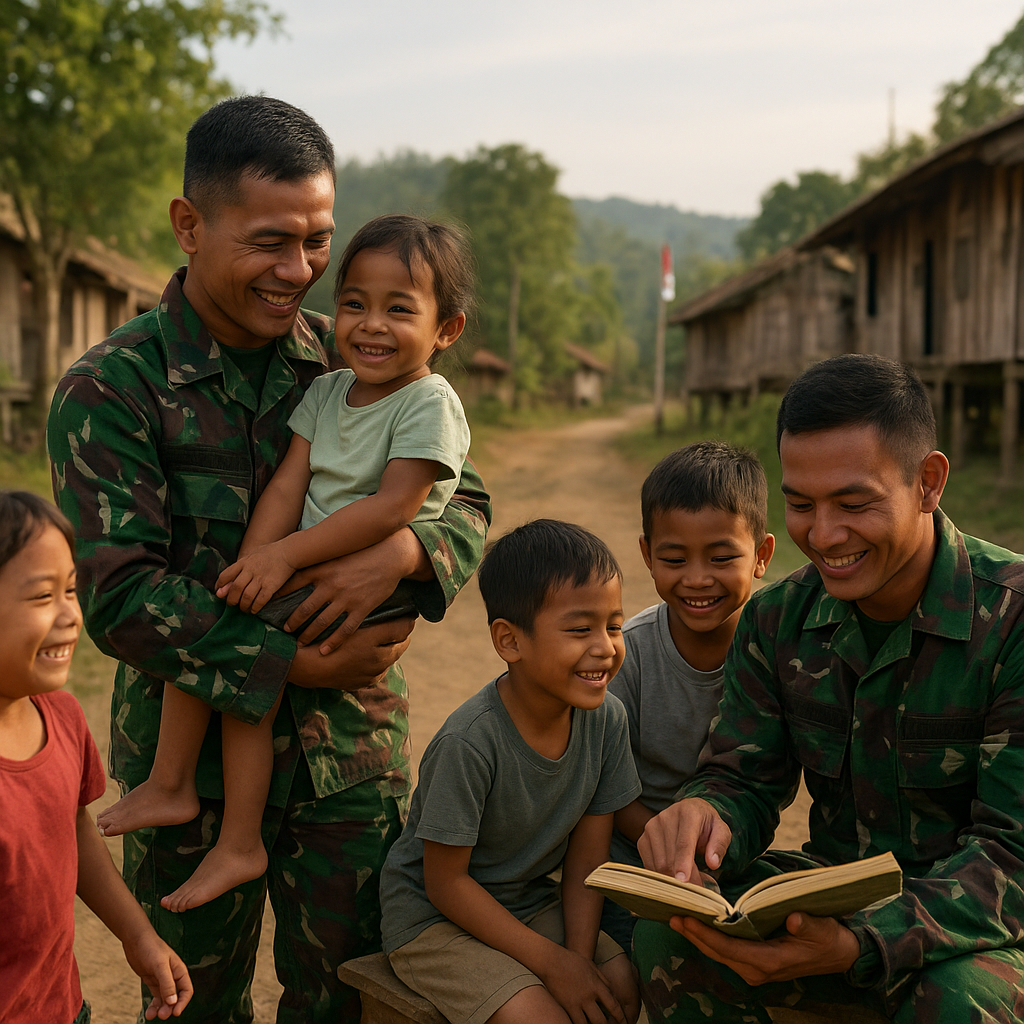 Program "Anak Asuh Prajurit" di Perbatasan: TNI Menjadi Orang Tua Kedua bagi Anak-anak Terpencil