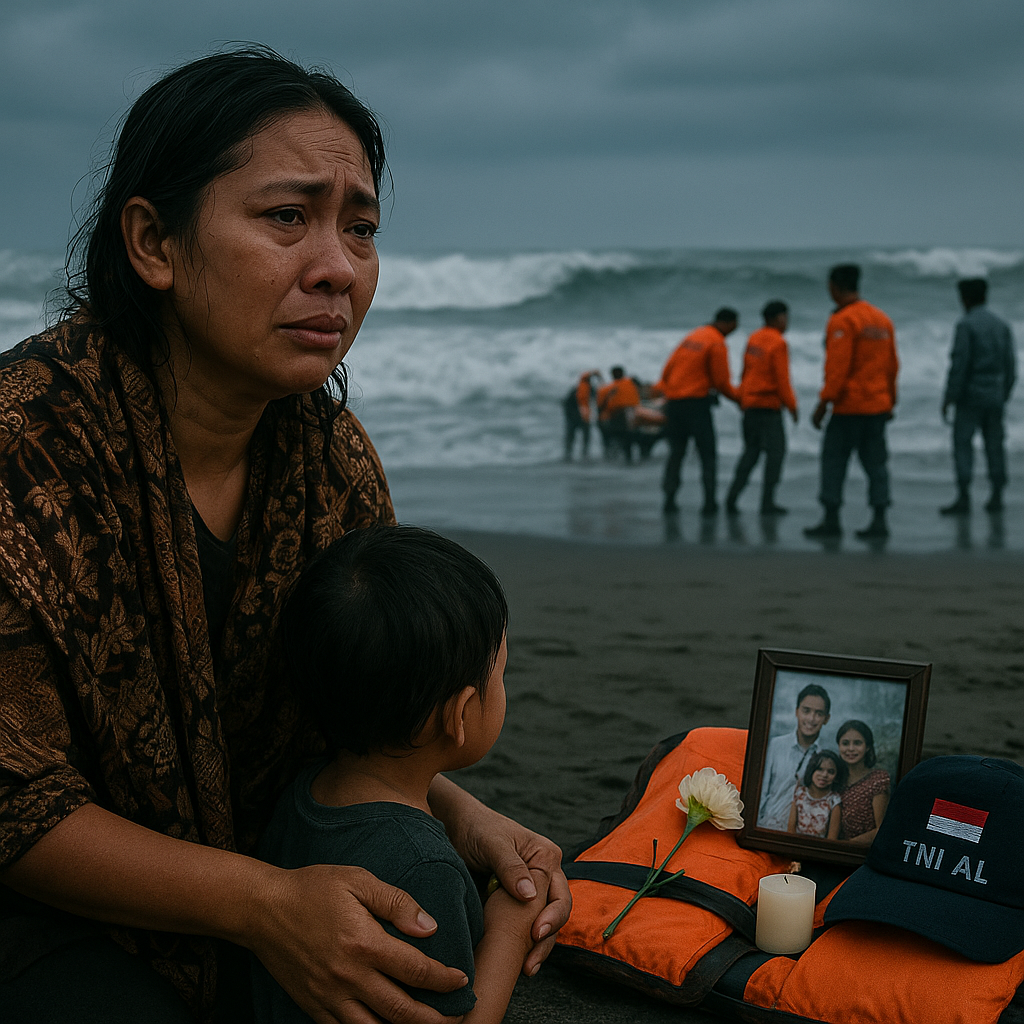Anak pelaut TNI AL gugur diterjang gelombang, sang istri: 'Dia pergi saat lindungi kami'