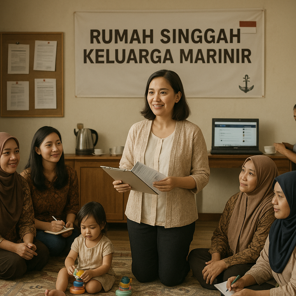 Istri Prajurit TNI AL Dirikan Komunitas 'Rumah Singgah Keluarga Marinir' di Daerah Penugasan