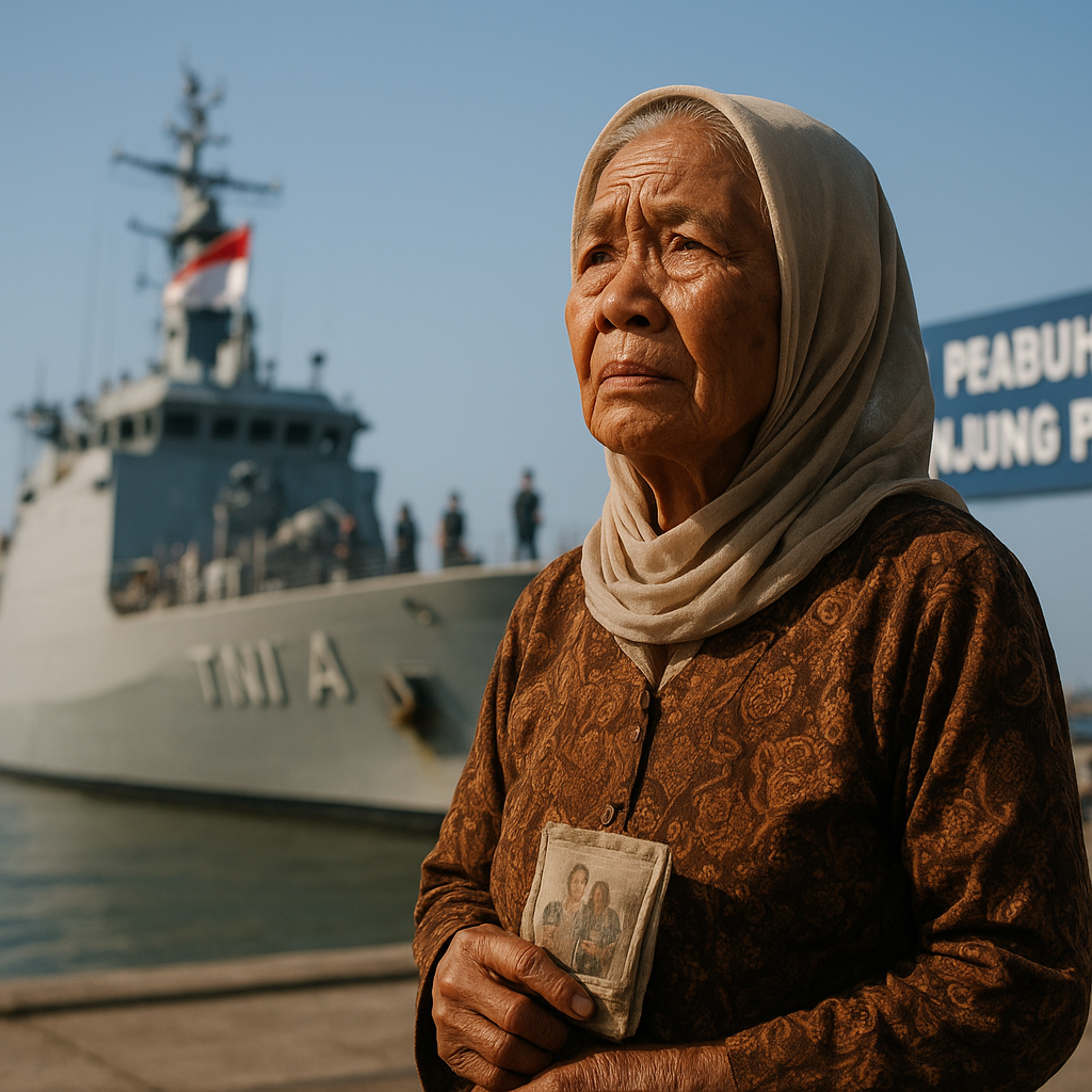 Ibu 80 Tahun Menanti di Pelabuhan, Anak Prajurit TNI AL Pulang Setelah 10 Bulan Tugas Laut