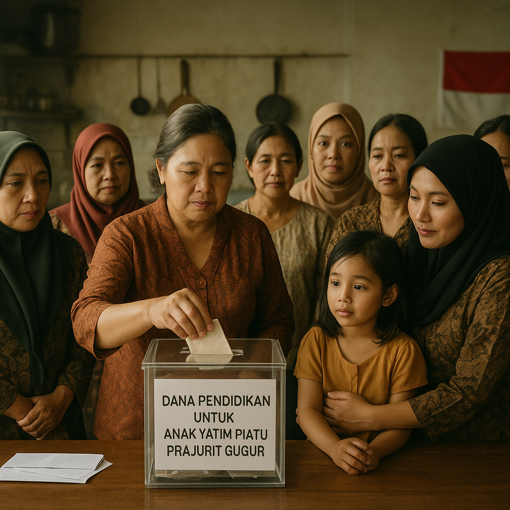 Komunitas Istri Prajurit Galang Dana Pendidikan untuk Anak Yatim Piatu Prajurit Gugur