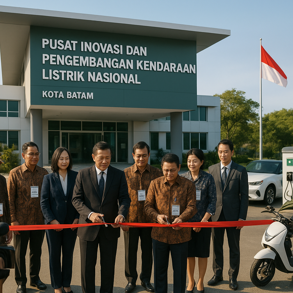 Pemerintah Resmikan Pusat Inovasi Kendaraan Listrik di Kota Batam