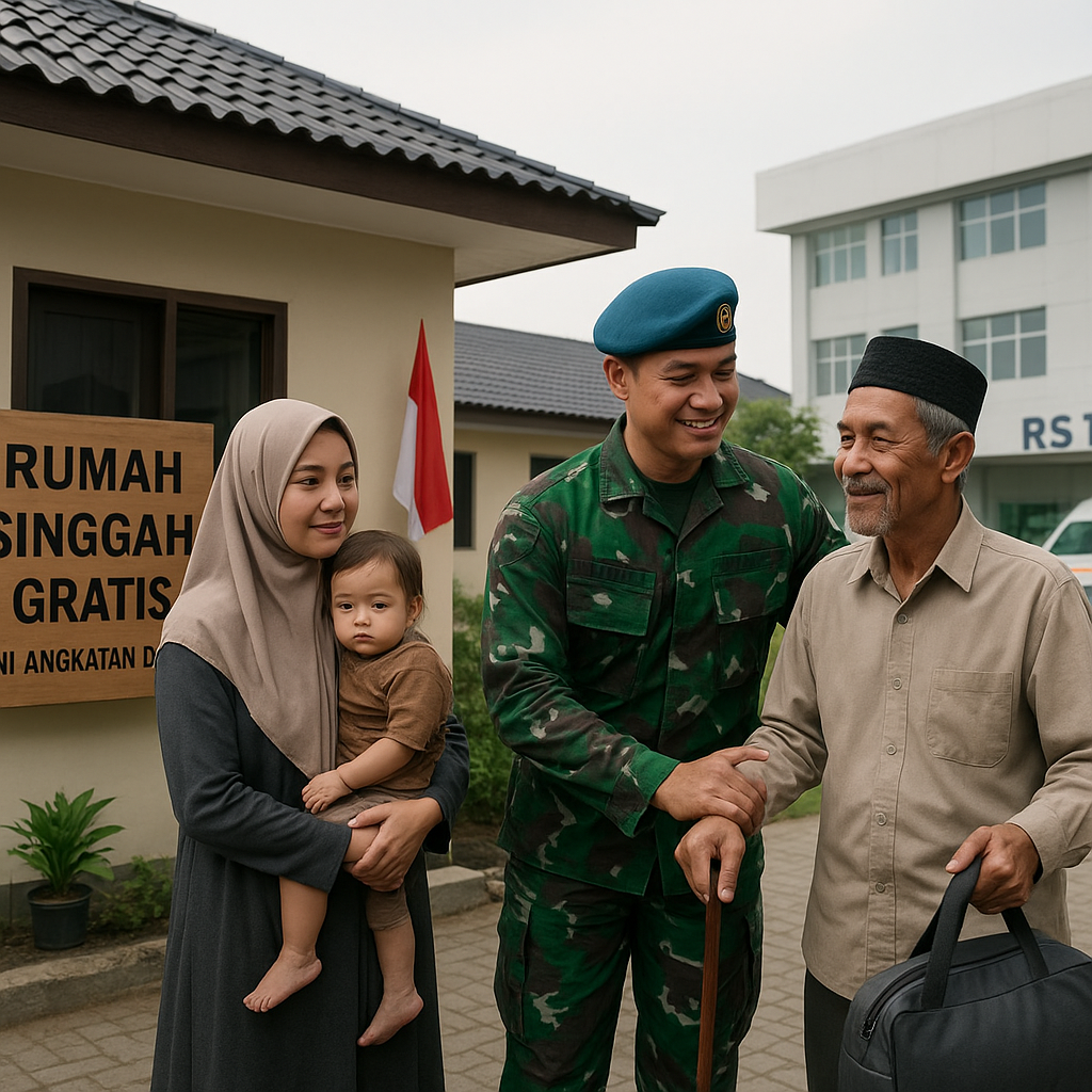 Inisiatif TNI AD Dirikan 'Rumah Singgah' bagi Keluarga Prajurit yang Berkunjung ke RS Tipe A