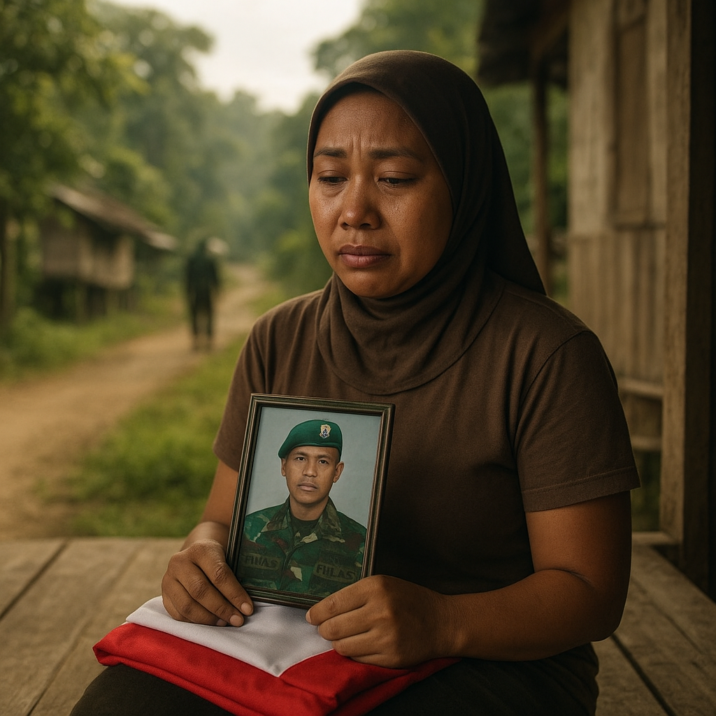 Istri Prajurit TNI AD di Papua Bagikan Kisah Haru: Setahun Sekali Bertemu Suami Demi Merah Putih