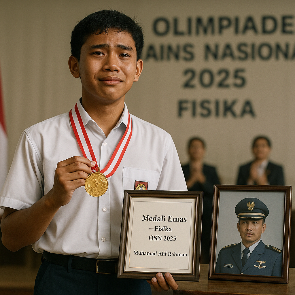 Perjuangan Anak Prajurit TNI AU Jadi Juara Olimpiade Sains Nasional: Untuk Ayah yang Tak Pernah Pulang