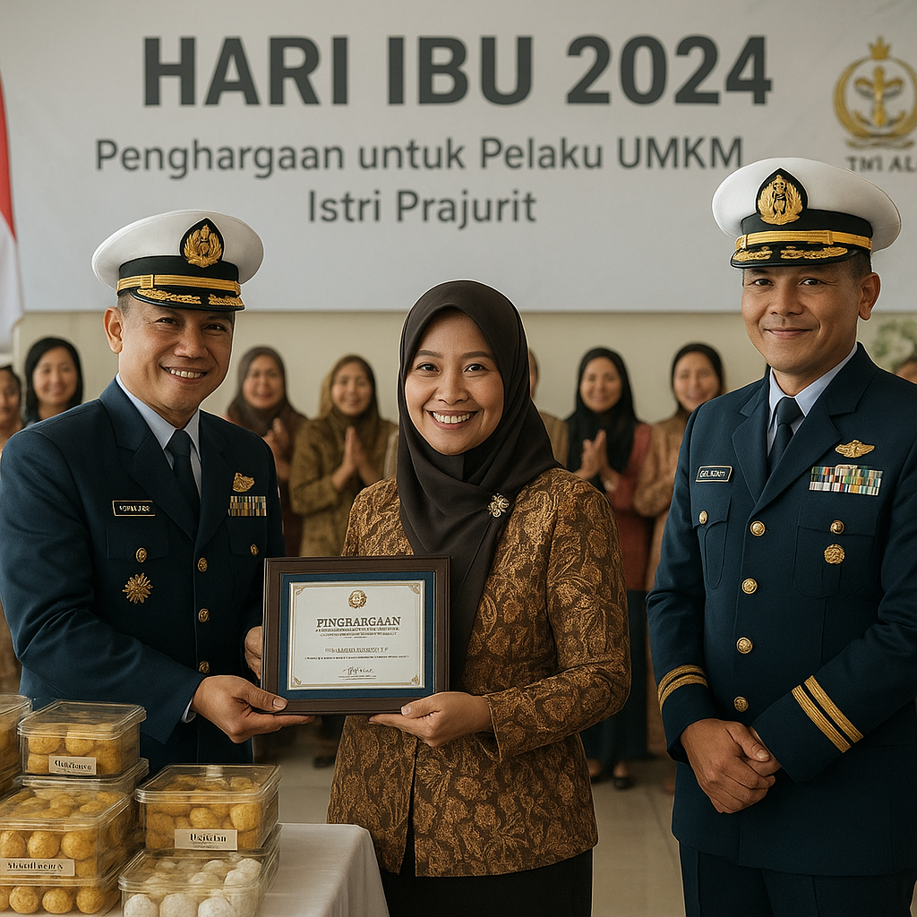 Hari Ibu: Istri Prajurit TNI AL yang Berjualan Kue Kering Sukses Bantu Ekonomi Keluarga dan Dapat Penghargaan