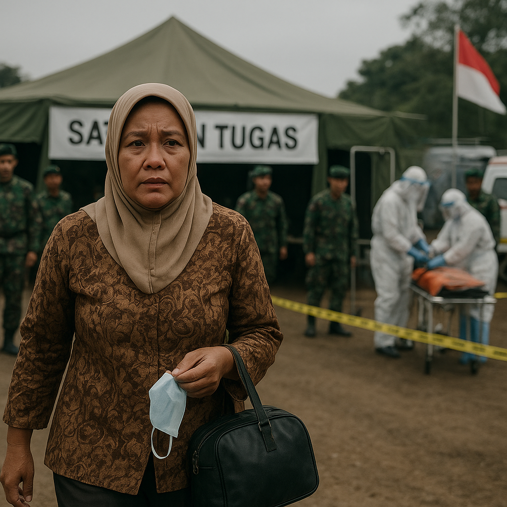 Perjuangan Bunda Langsung ke Satuan Tugas Anaknya yang Terkontaminasi Gas Kimia