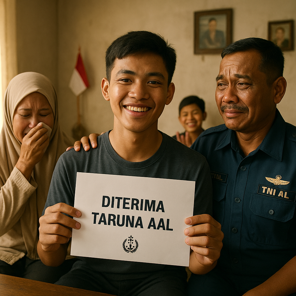 Dua Generasi: Anak Prajurit TNI AL Ikut Jejak Ayah, Diterima Jadi Taruna AAL