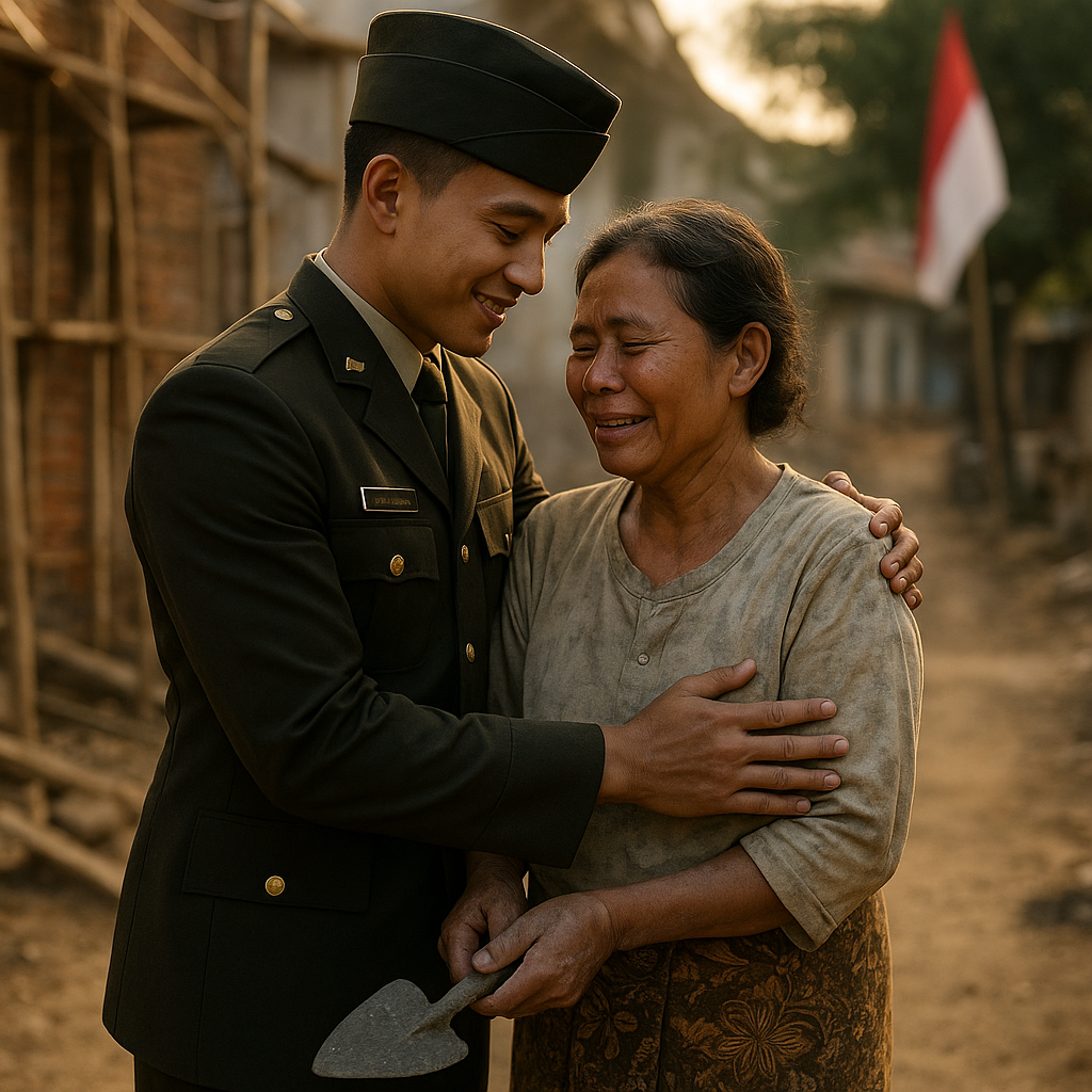 Kisah Haru Rizky, Anak Kuli Bangunan yang Jadi Perwira TNI Berkat Doa dan Pengorbanan Ibu