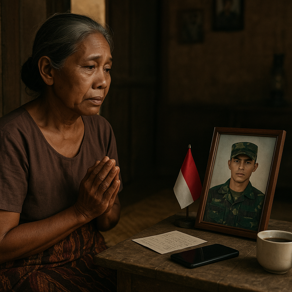 Ibu Prajurit Penjaga Perbatasan: Rindu Saya Dikirim Lewat Doa, Tak Bisa Video Call Setiap Hari