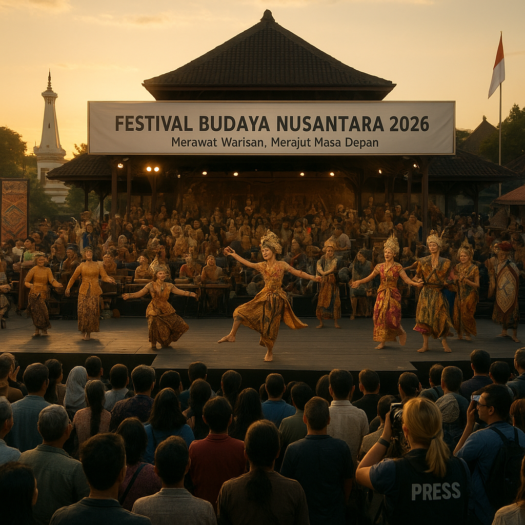 Festival Budaya Nusantara 2026 Digelar di Yogyakarta, Tampilkan 300 Seniman