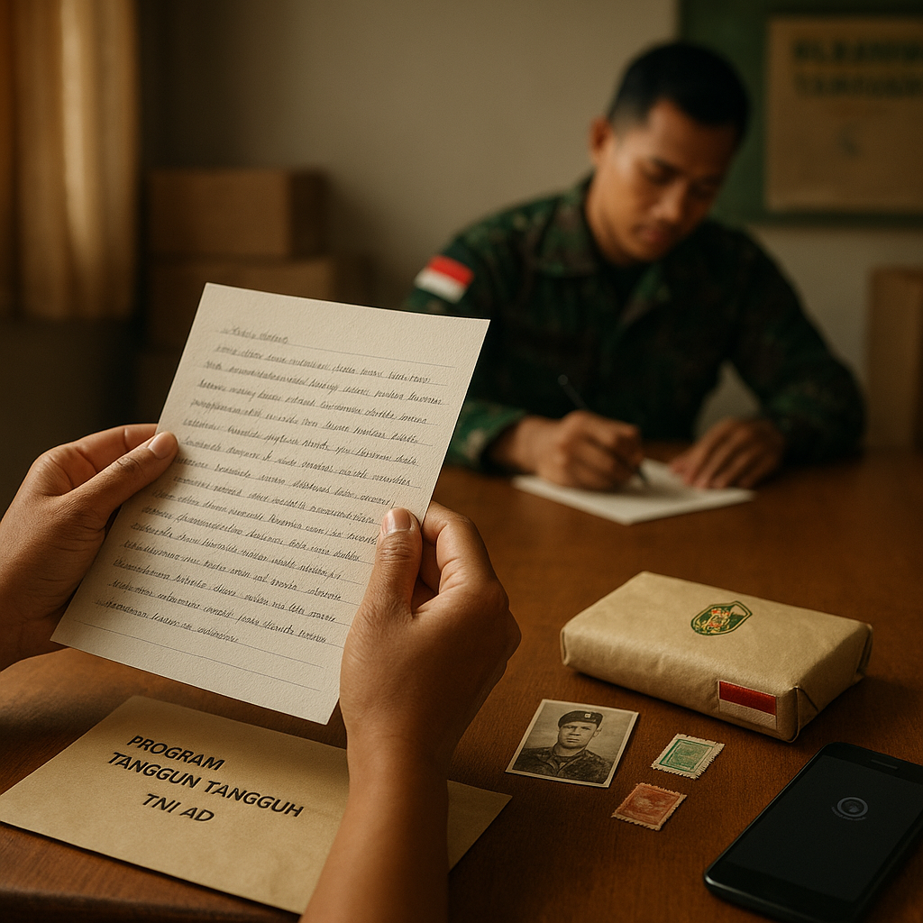 Cinta di Balik Surat: Komunikasi Romantis Prajurit dan Istri di Era Digital