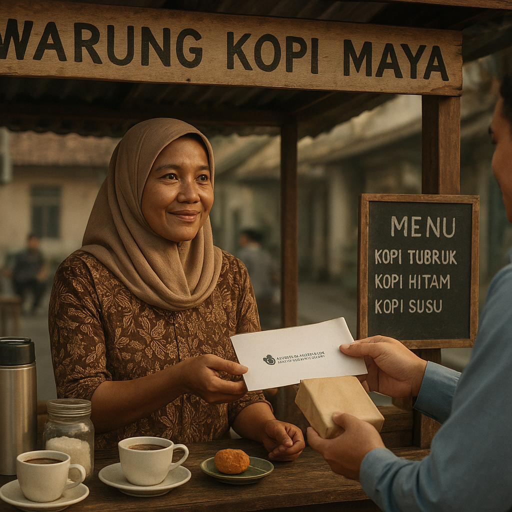 Ibu Tunggal Berdaya: Warung Kopi dan Bantuan Yayasan TNI Setelah Suami Gugur