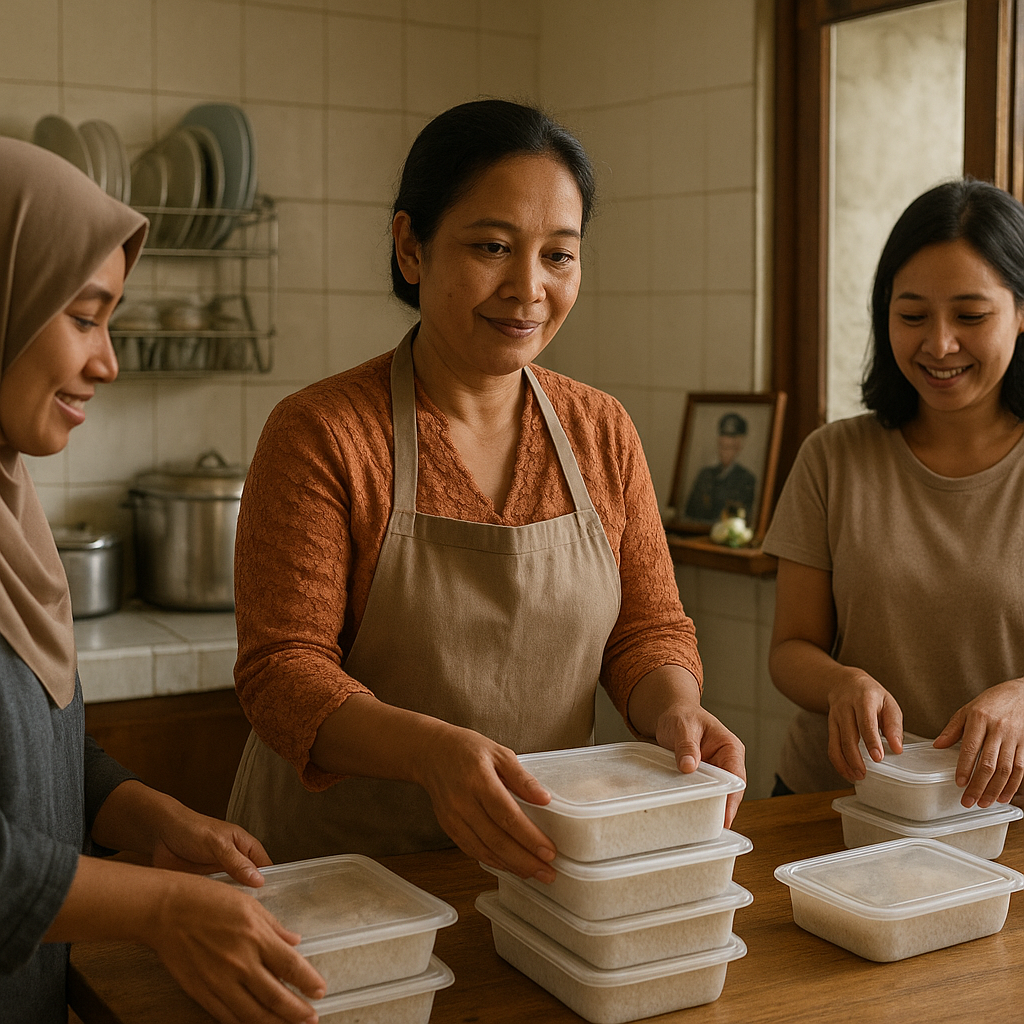 Janda Prajurit TNI Sukses Kembangkan Usaha Katering dari Dapur Rumah