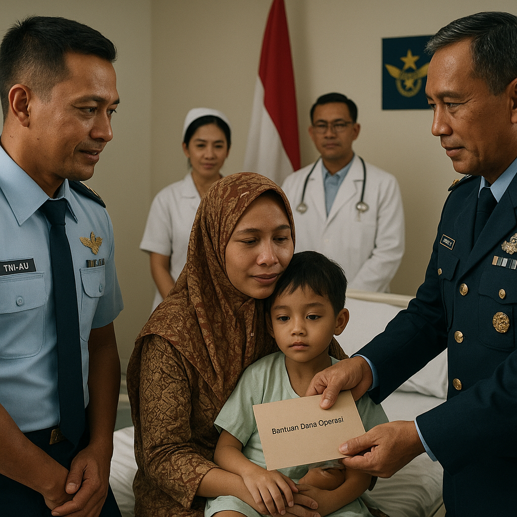 Bantuan Dana Operasi Anak Prajurit TNI AU, Wujud Nyata Perhatian Negara pada Keluarga Personel