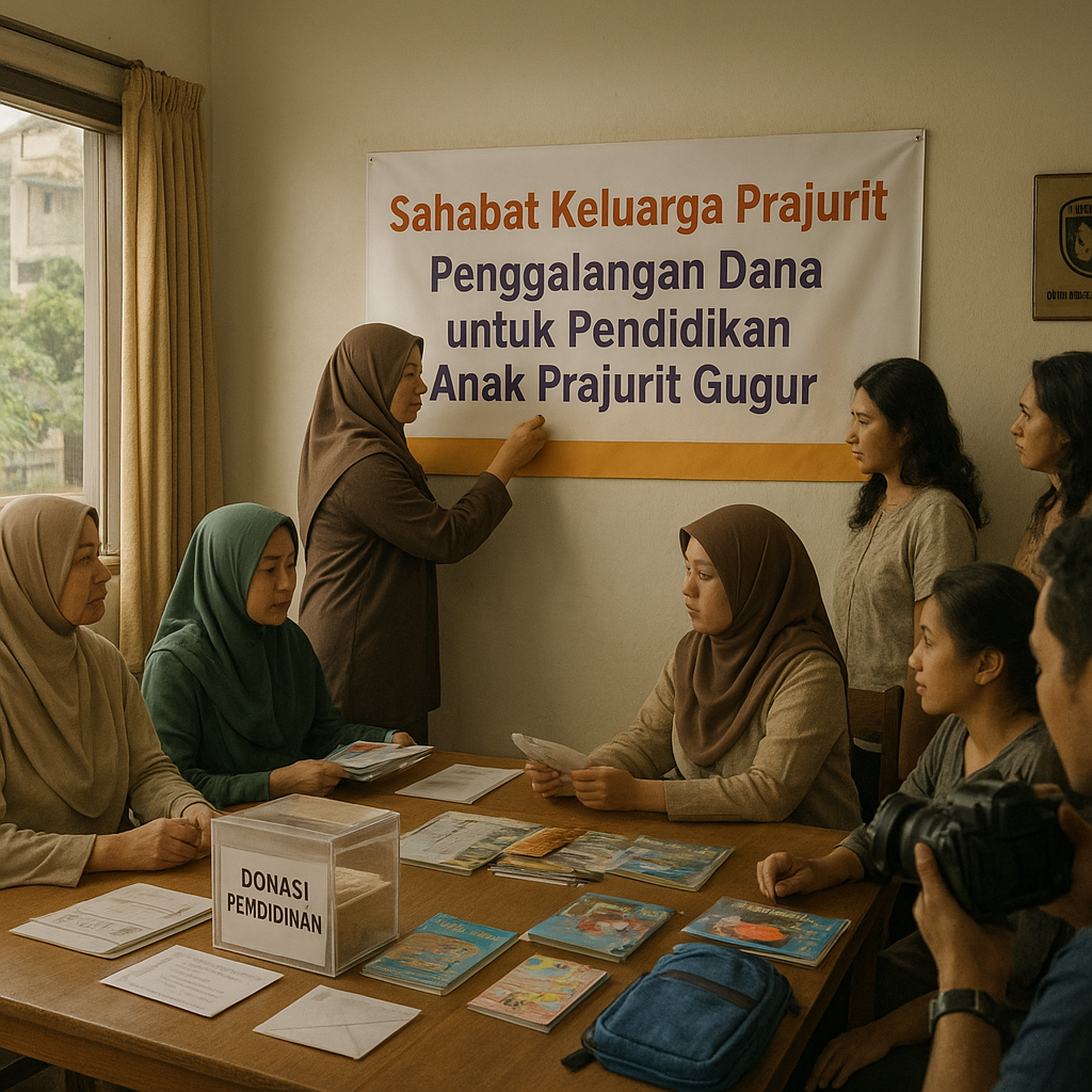 Komunitas Istri Prajurit di Bandung Galang Dana untuk Pendidikan Anak Prajurit Gugur
