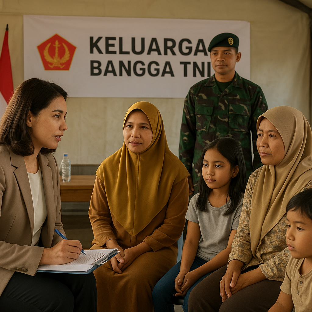 Program "Keluarga Bangga TNI": Dukungan Psikologis untuk Istri dan Anak Prajurit Operasi Militer