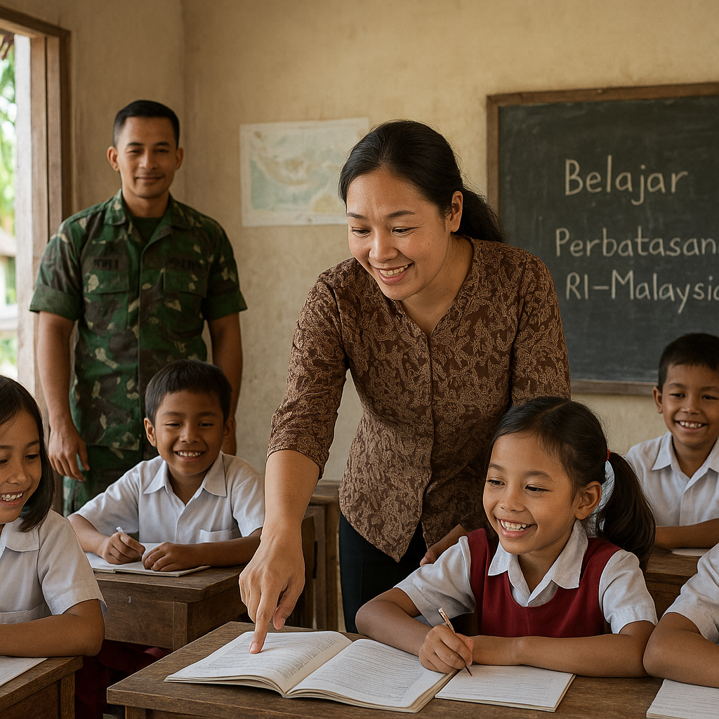 Bhayangkari Merangkap Ibu ASN, Kisah Istri Prajurit di Perbatasan yang Jadi Guru Sukarela
