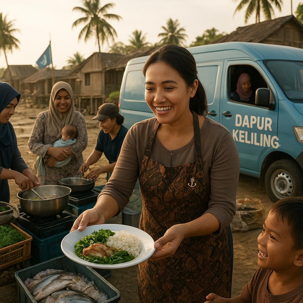 Istri Prajurit TNI AL Dirikan Komunitas Dapur Keliling untuk Keluarga Prajurit di Daerah Terpencil