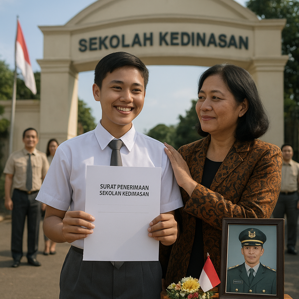 Anak Yatim Piatu Prajurit TNI Diterima di Sekolah Kedinasan, Dibina oleh Yayasan Dharma Putra Kasih