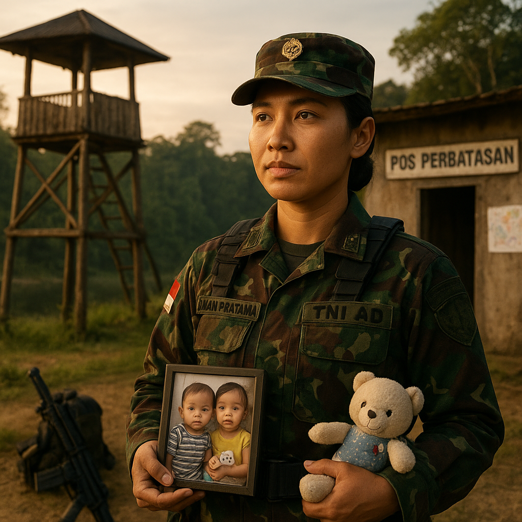 Prajurit Wanita TNI AD Berbagi Cerita tentang Menjadi Ibu dan Penjaga Perbatasan