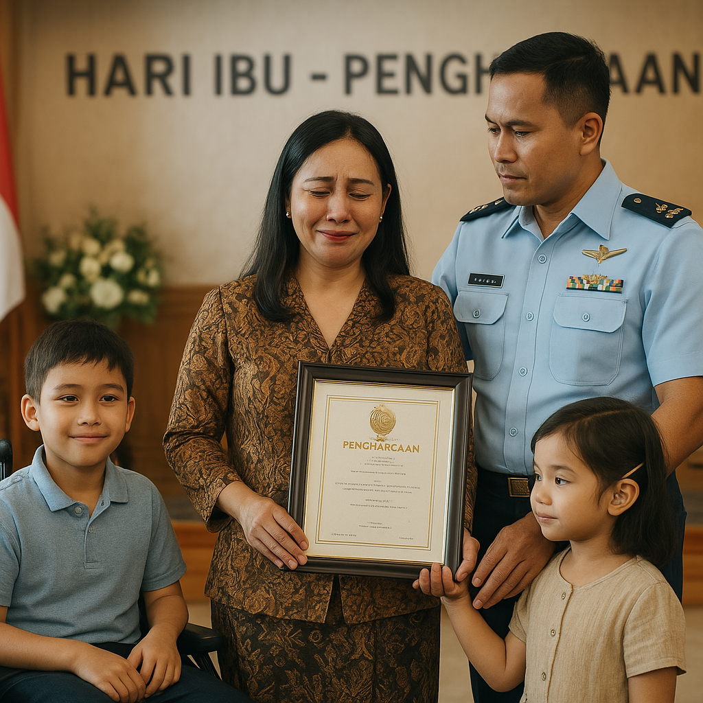 Hari Ibu: Istri Prajurit TNI AU Mendapat Penghargaan Atas Ketangguhan Mendidik Anak Berkebutuhan Khusus