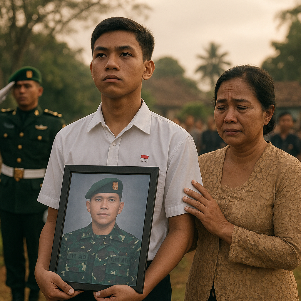 Ayah Prajurit TNI AD Meninggal, Anak Melanjutkan Cita-cita Masuk Akmil