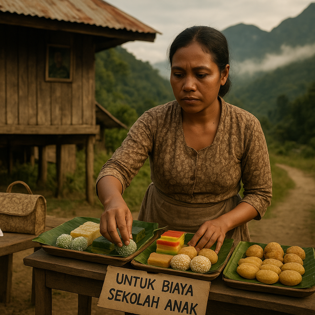 Istri Prajurit di Perbatasan Papua: Berjualan Kue demi Biaya Sekolah Anak dan Menjaga Asa di Rumah Sendiri