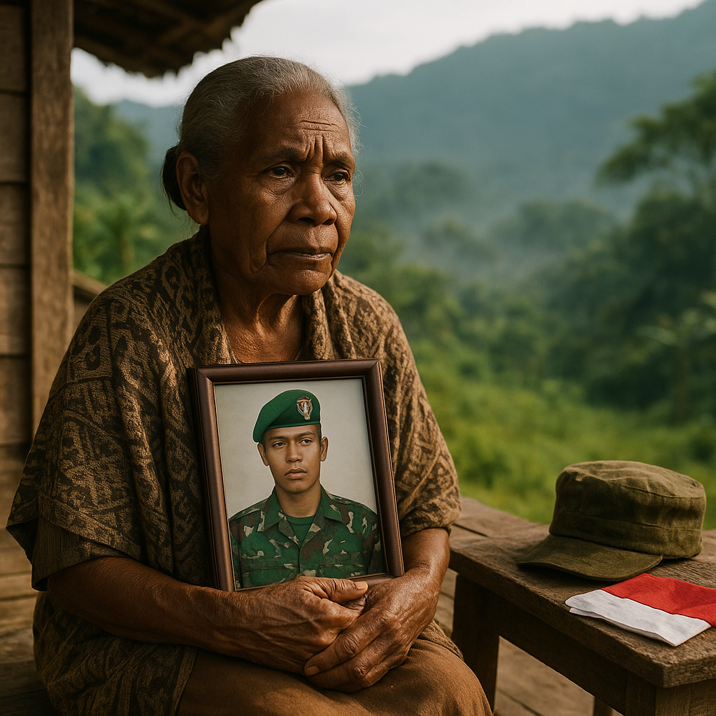 Kisah Nenek 80 Tahun di Papua yang Setia Menunggu Cucunya Prajurit TNI Pulang Tugas