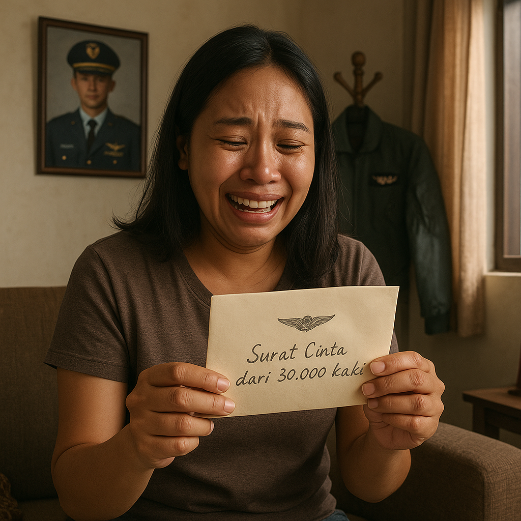 Perayaan Hari Kasih Sayang yang Unik: Prajurit TNI AU Mengirimkan "Love Letter" dari Ketinggian 30.000 Kaki