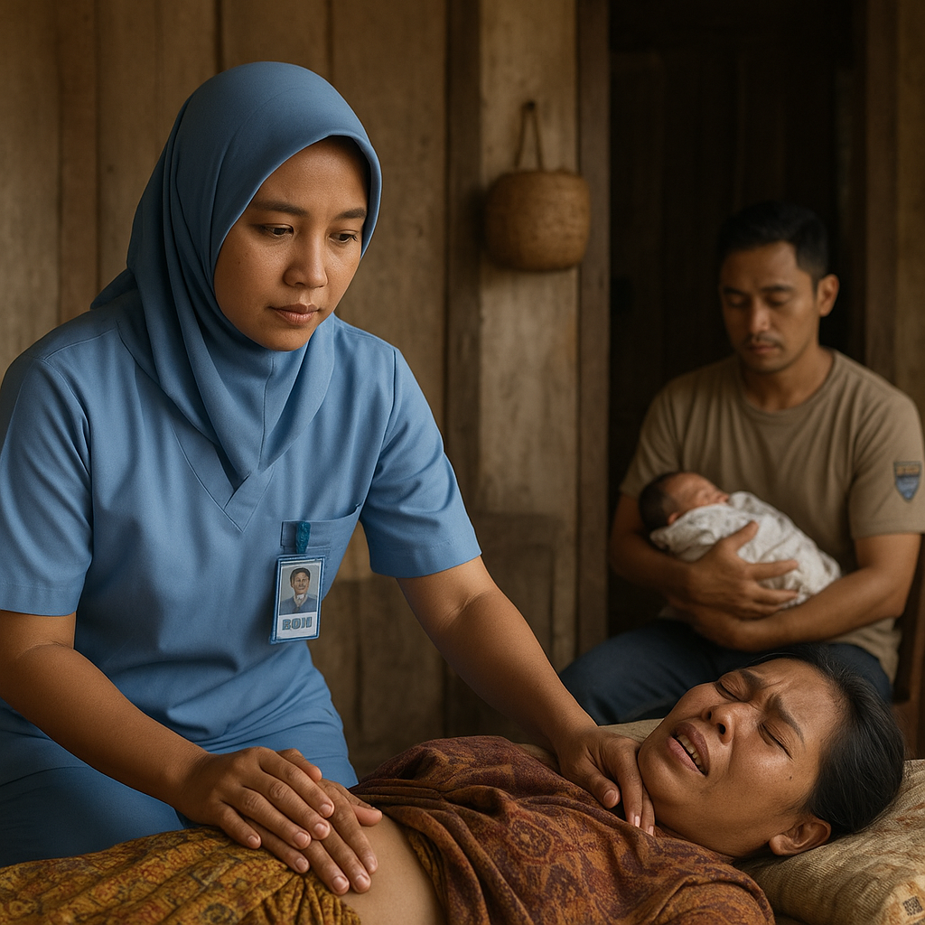 Istri Prajurit TNI AU Bantu Persalinan Darurat Tetangga Desa, Bekal Bidan Tugas di Lanud