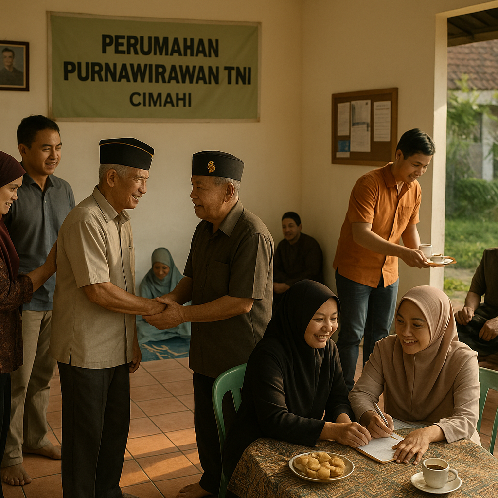 Kehangatan di Perumahan Purnawirawan: Saling Topang dan Kenang Masa Bakti