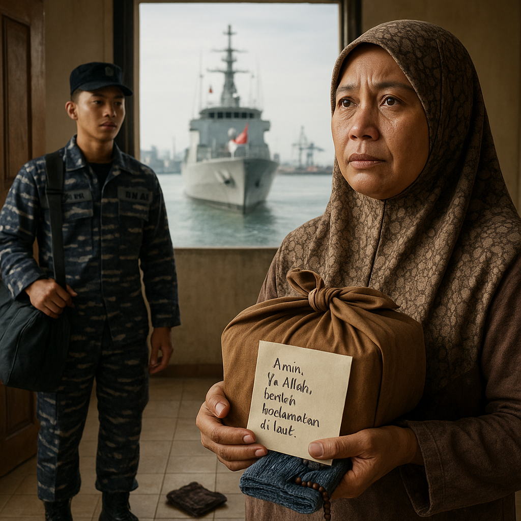 Doa dan Harapan Ibu Prajurit TNI AL yang Anaknya Bertugas di Kapal Perang