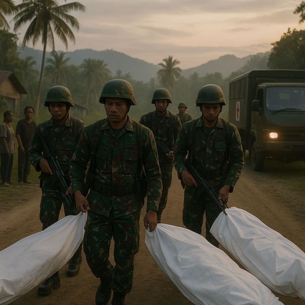 Ditemukan Tanpa Busana, Kisah Memilukan Evakuasi Jenazah Pasutri Korban KKB oleh TNI