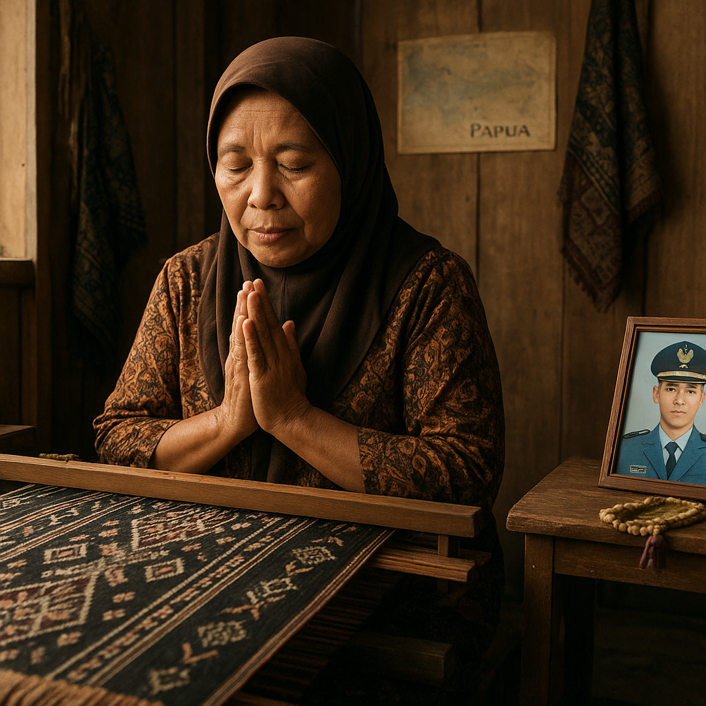Ibu Prajurit TNI AU di Papua: Doa dan Tenun di Balik Kesunyian