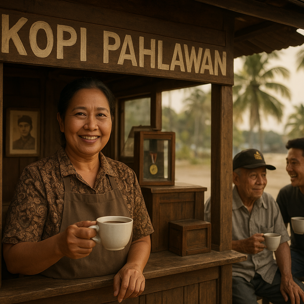 Dari Trauma Jadi Kekuatan: Istri Veteran Penyintas Konflik Bangka Belitung Buka Warung Kopi