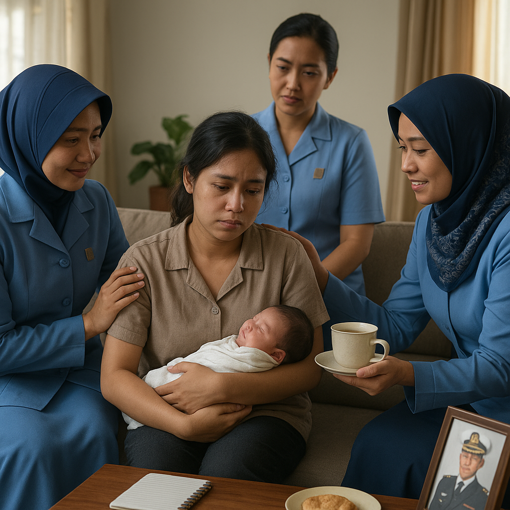 Komunitas Jalasenastri Bantu Istri Prajurit yang Mengalami Depresi Pasca Melahirkan