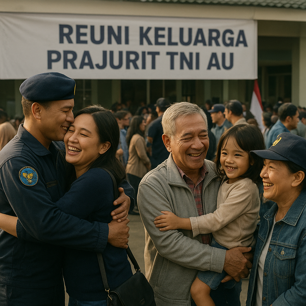 Keluarga Prajurit TNI AU Berkumpul dalam Acara Reuni