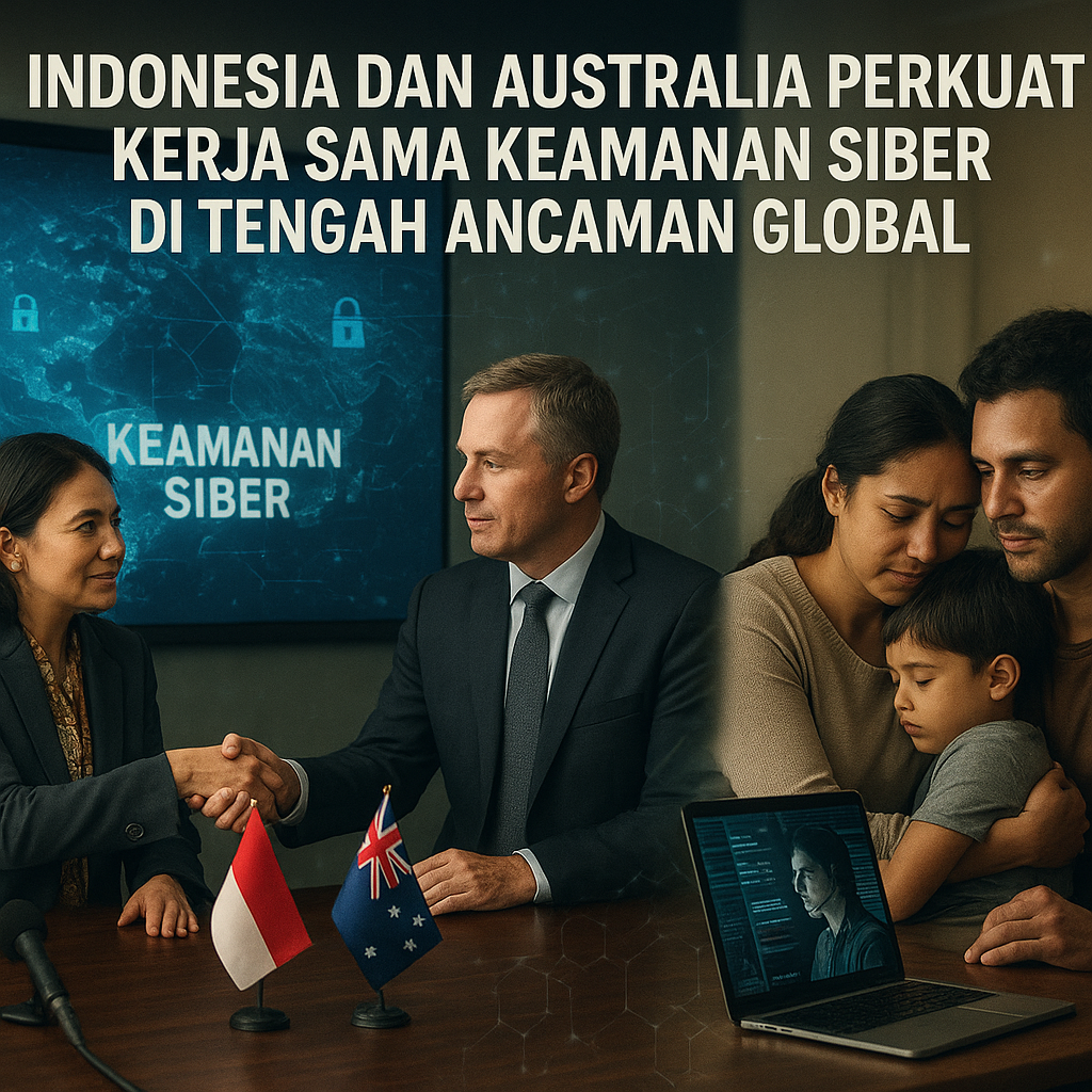 Indonesia dan Australia Perkuat Kerja Sama Keamanan Siber di Tengah Ancaman Global