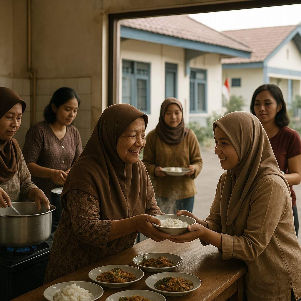 Dari Dapur Umah ke Meja Makan: Solidaritas Istri Prajurit di Perumahan TNI AL