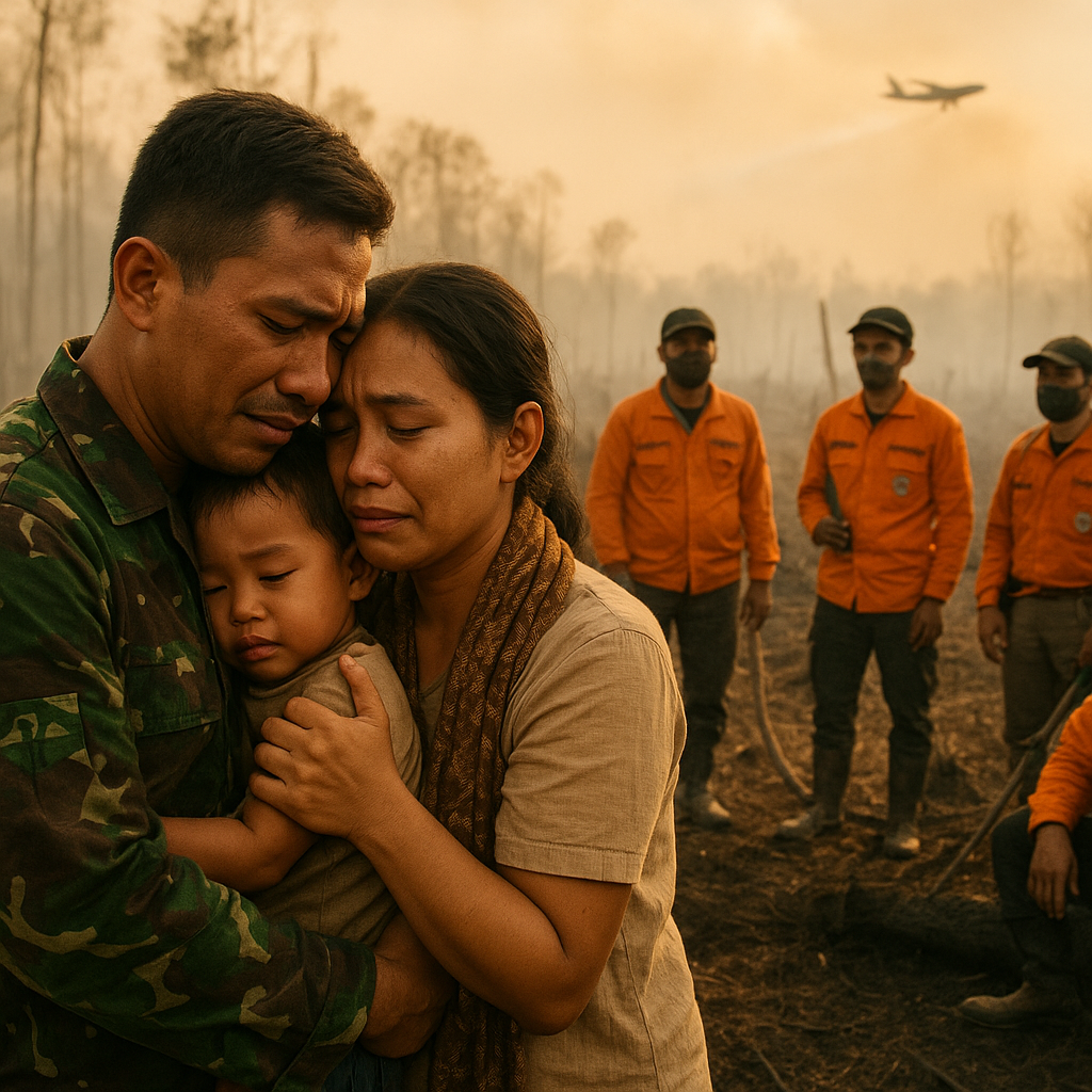 KLHK Tangani Kebakaran Hutan di Kalimantan Tengah, Upaya Pemadaman Difokuskan dengan Teknologi Modifikasi Cuaca