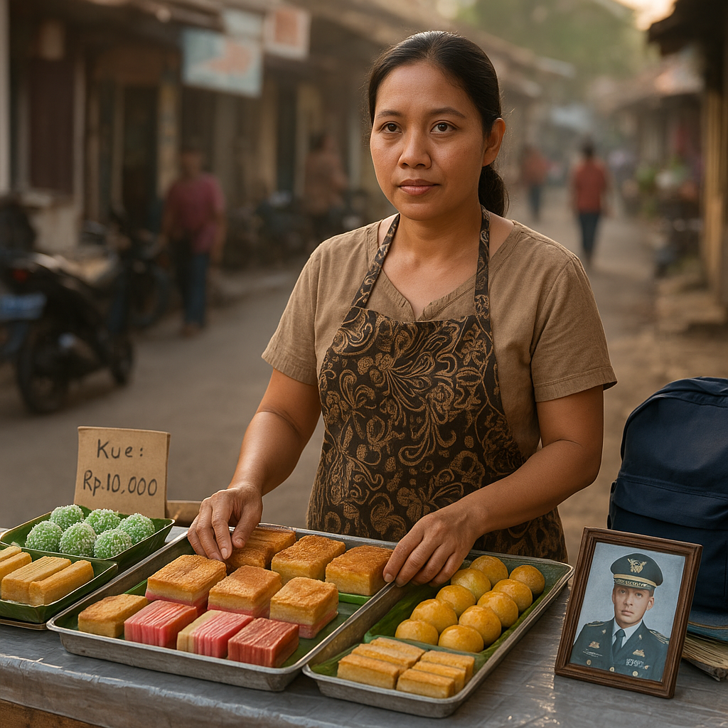 Ibu Prajurit TNI AU Jualan Kue untuk Biaya Pendidikan Anak: Tetap Mandiri di Tengah Keterbatasan