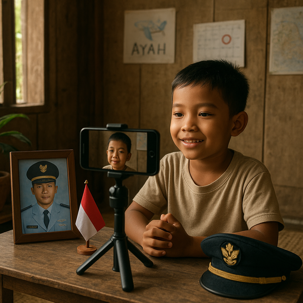 Dukungan Anak kepada Ayah Prajurit TNI AU: Video Harian untuk Menghangatkan Hubungan