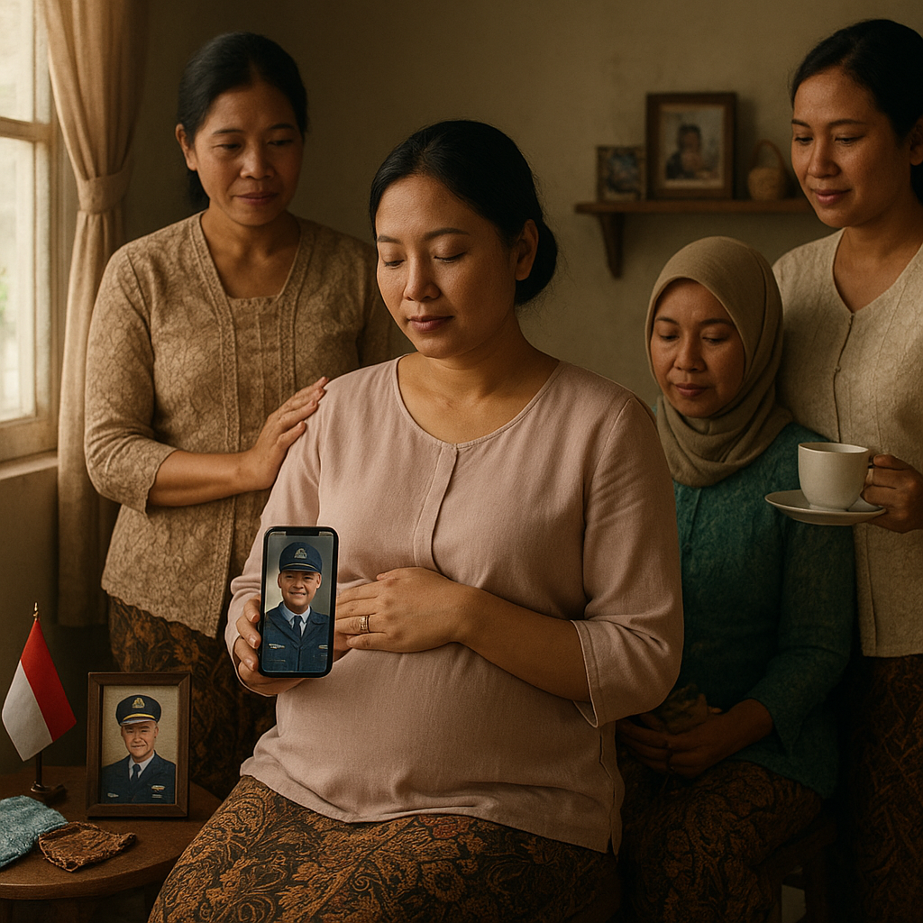 Pengabdian di Perbatasan, Istri TNI AU Menjalani Kehamilan dengan Doa dan Kesabaran